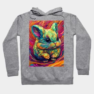 Cute little beautiful chinchilla. Hoodie